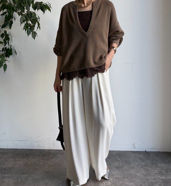  「スキッパープルオーバー」|ニット・セーター|