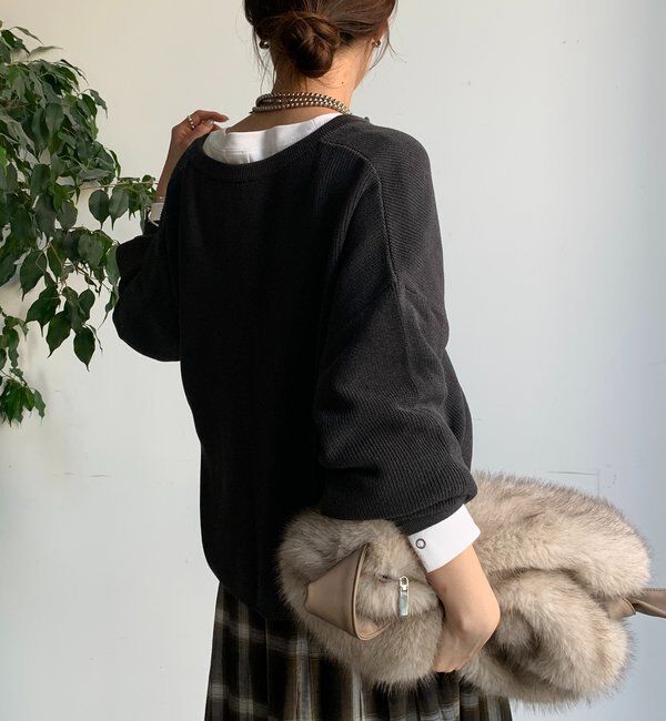  「スキッパープルオーバー」|ニット・セーター|