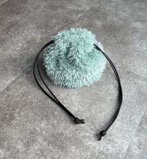  「シャギー巾着バッグ」|トートバッグ|