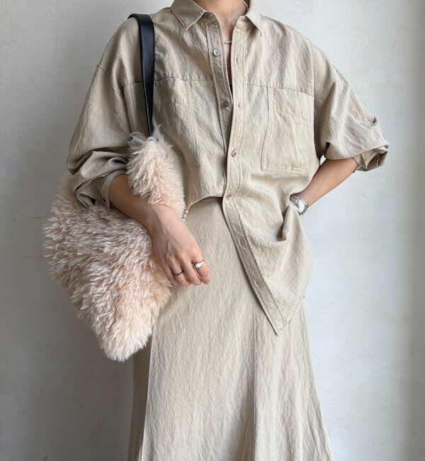  「【セットアップ対応】ピグメントライクシャツ」|シャツ・ブラウス|