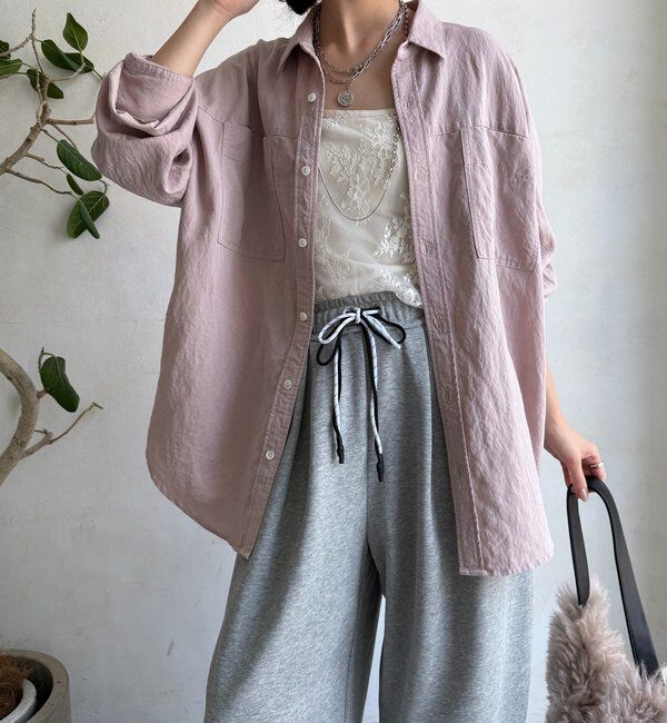  「【セットアップ対応】ピグメントライクシャツ」|シャツ・ブラウス|