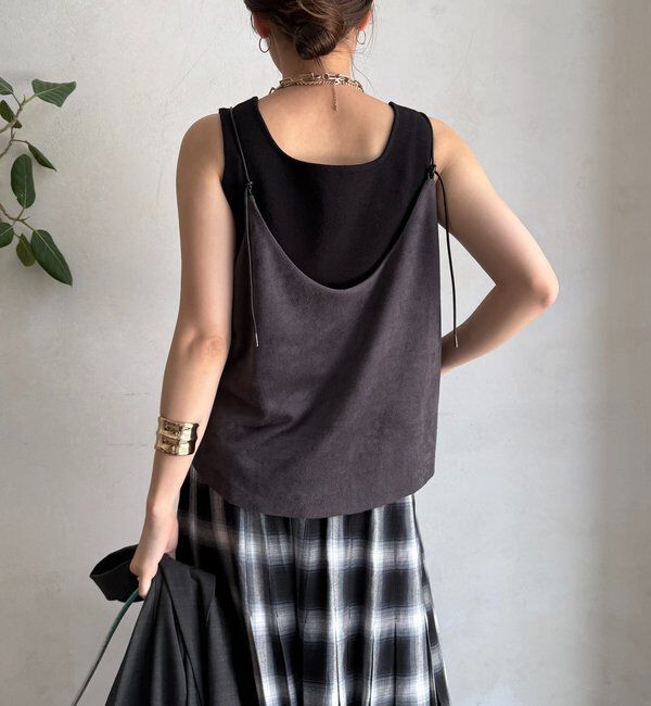  「スウェードビスチェ」|シャツ・ブラウス|