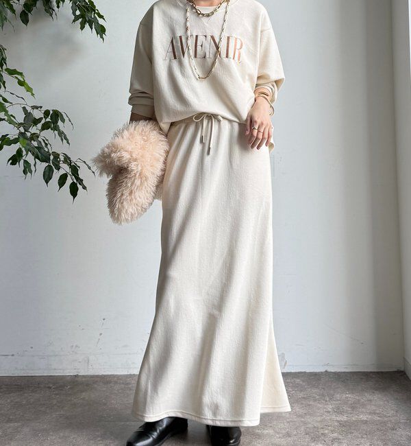  「セットアップラグランロゴ刺繍プルオーバー」|Tシャツ・カットソー|