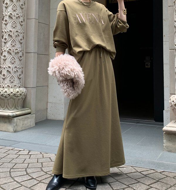  「セットアップラグランロゴ刺繍プルオーバー」|Tシャツ・カットソー|