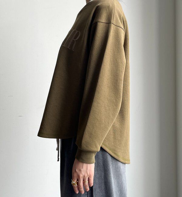  「セットアップラグランロゴ刺繍プルオーバー」|Tシャツ・カットソー|