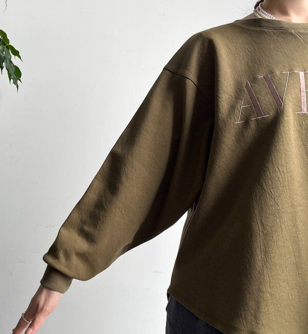  「セットアップラグランロゴ刺繍プルオーバー」|Tシャツ・カットソー|