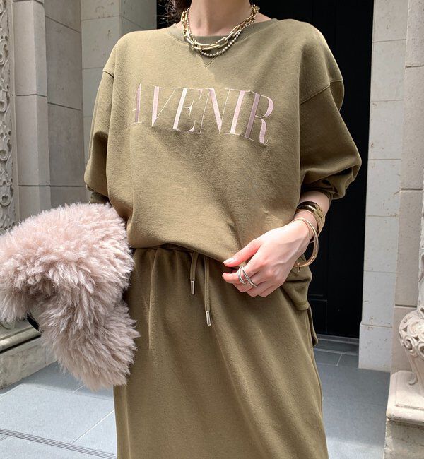  「セットアップラグランロゴ刺繍プルオーバー」|Tシャツ・カットソー|