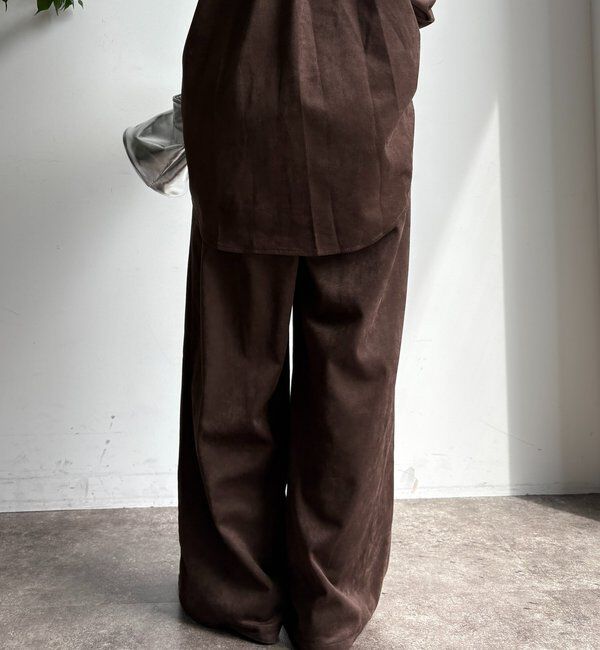  「スウェードタックパンツ」|チノ|