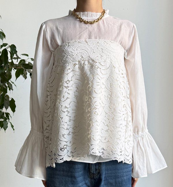  「フロッキーレースビスチェ」|シャツ・ブラウス|