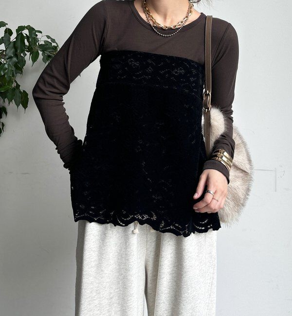  「フロッキーレースビスチェ」|シャツ・ブラウス|