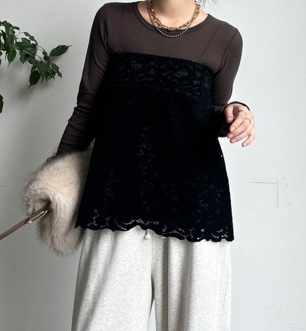  「フロッキーレースビスチェ」|シャツ・ブラウス|