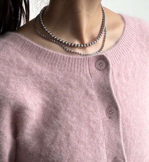  「ファーカシミヤカーディガン」|カーディガン|