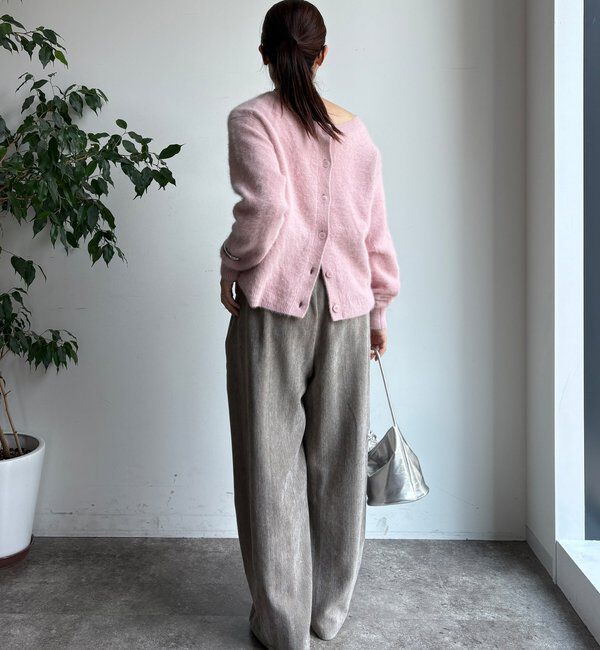  「ファーカシミヤカーディガン」|カーディガン|