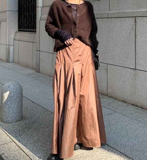  「ファーカシミヤカーディガン」|カーディガン|