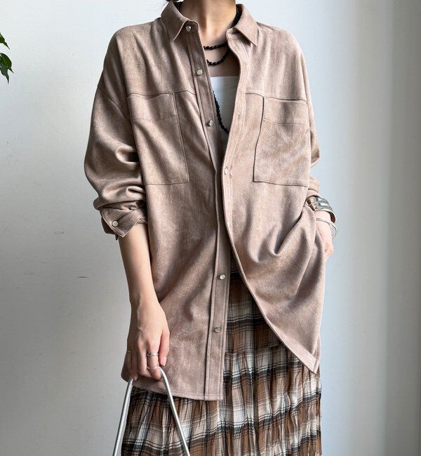  「スウェードシャツ」|シャツ・ブラウス|