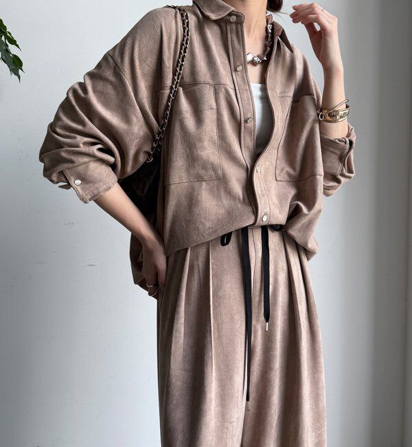  「スウェードシャツ」|シャツ・ブラウス|