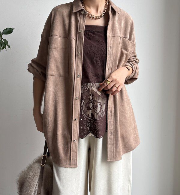  「スウェードシャツ」|シャツ・ブラウス|