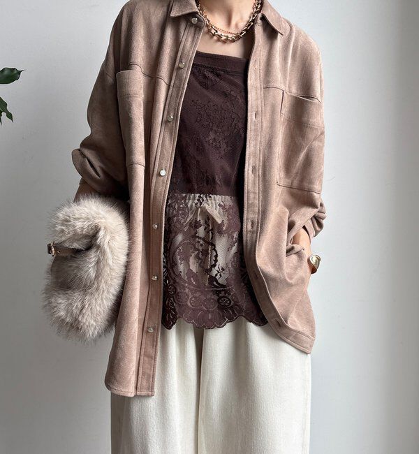  「スウェードシャツ」|シャツ・ブラウス|