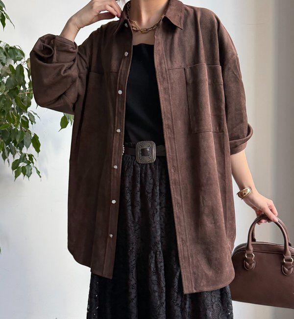  「スウェードシャツ」|シャツ・ブラウス|