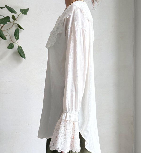  「レースカラーブラウス」|シャツ・ブラウス|