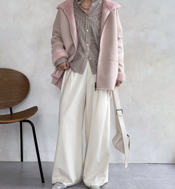  「リバーシブルフェイクムートンコート」|その他|