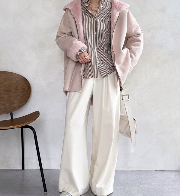  「リバーシブルフェイクムートンコート」|その他|