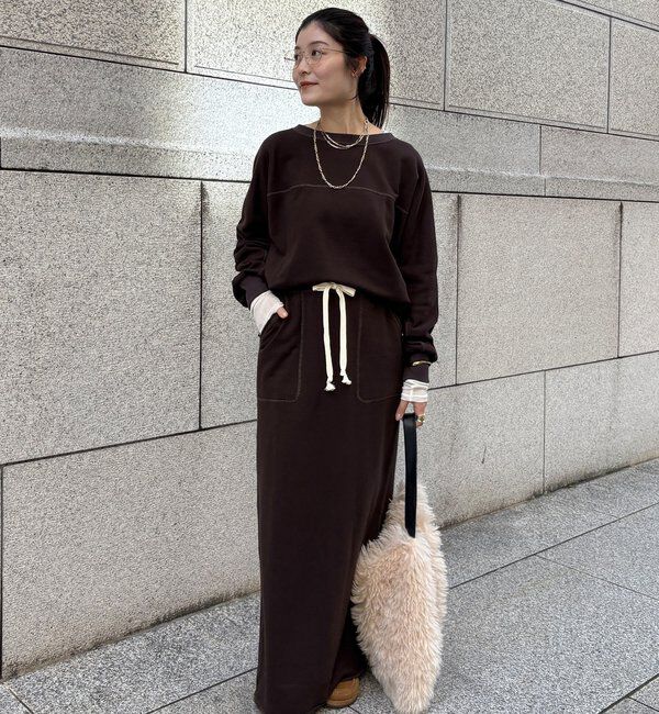  「【インフルエンサーOKOCHI企画】裏毛タイトスカート」|スカート|