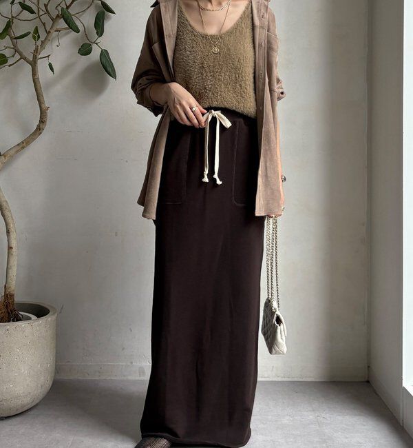  「【インフルエンサーOKOCHI企画】裏毛タイトスカート」|スカート|