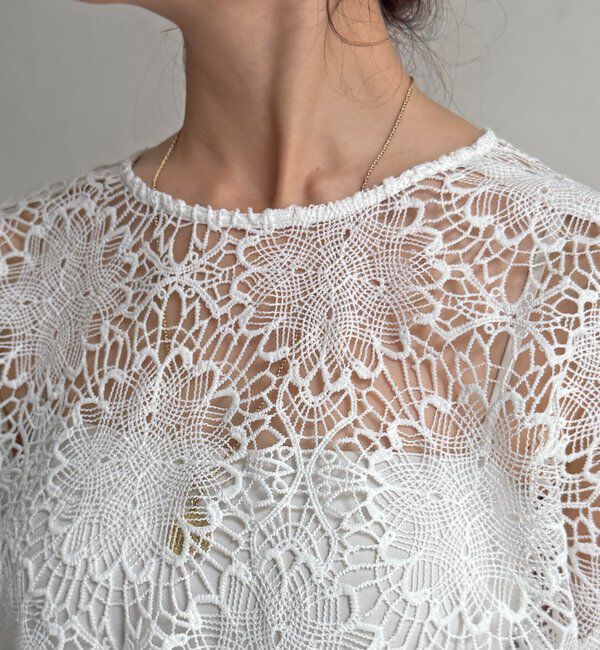  「レーススカラブラウス」|シャツ・ブラウス|