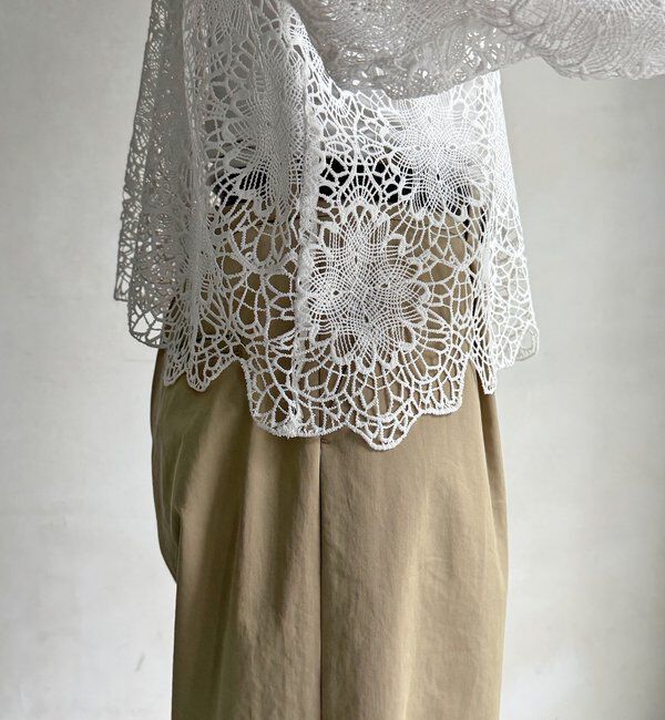  「レーススカラブラウス」|シャツ・ブラウス|