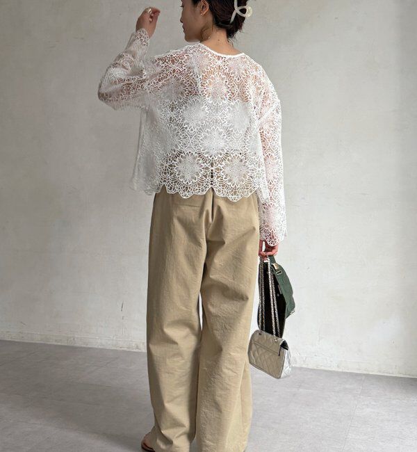  「レーススカラブラウス」|シャツ・ブラウス|
