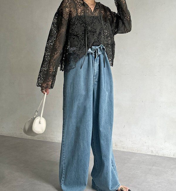  「レーススカラブラウス」|シャツ・ブラウス|