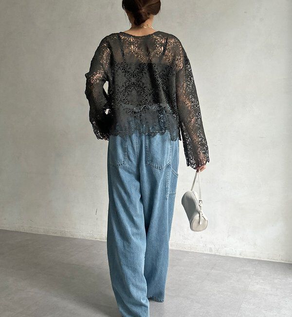  「レーススカラブラウス」|シャツ・ブラウス|