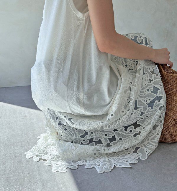  「レース切替ワンピース」|ワンピース|