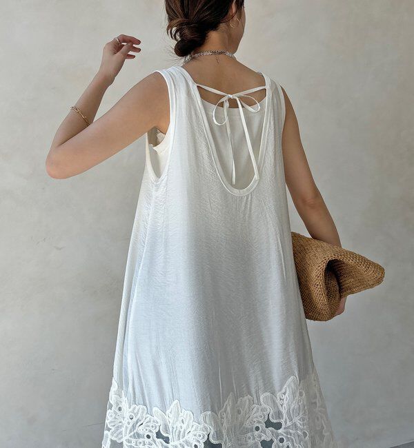  「レース切替ワンピース」|ワンピース|