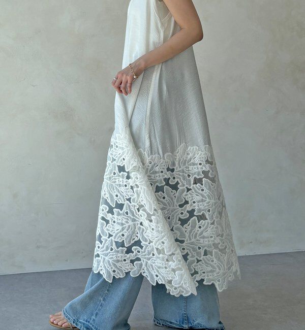  「レース切替ワンピース」|ワンピース|