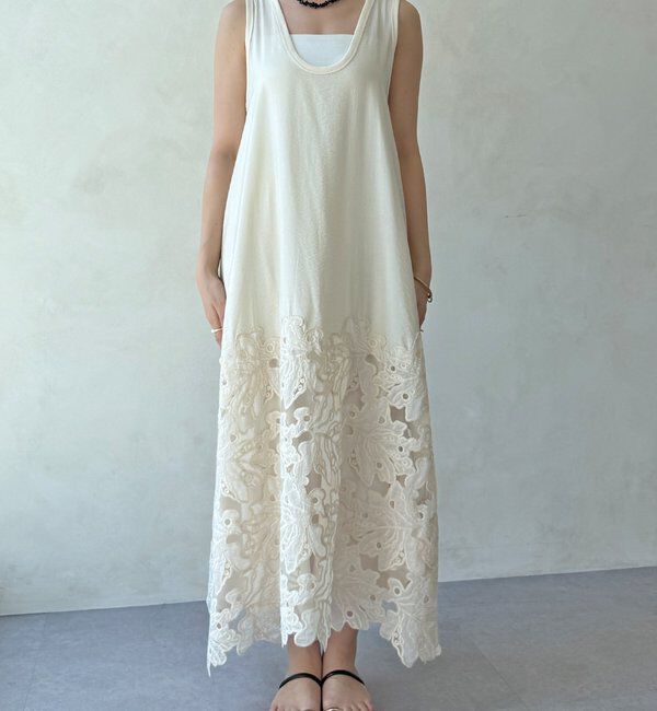  「レース切替ワンピース」|ワンピース|