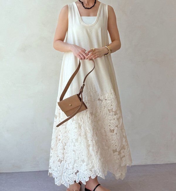  「レース切替ワンピース」|ワンピース|