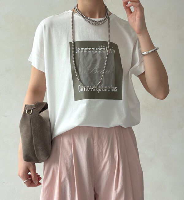  「【WEB限定】BeauオーガンジーロゴTEE」|Tシャツ・カットソー|