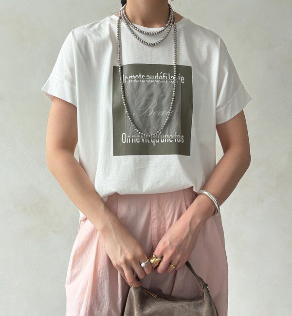  「【WEB限定】BeauオーガンジーロゴTEE」|Tシャツ・カットソー|