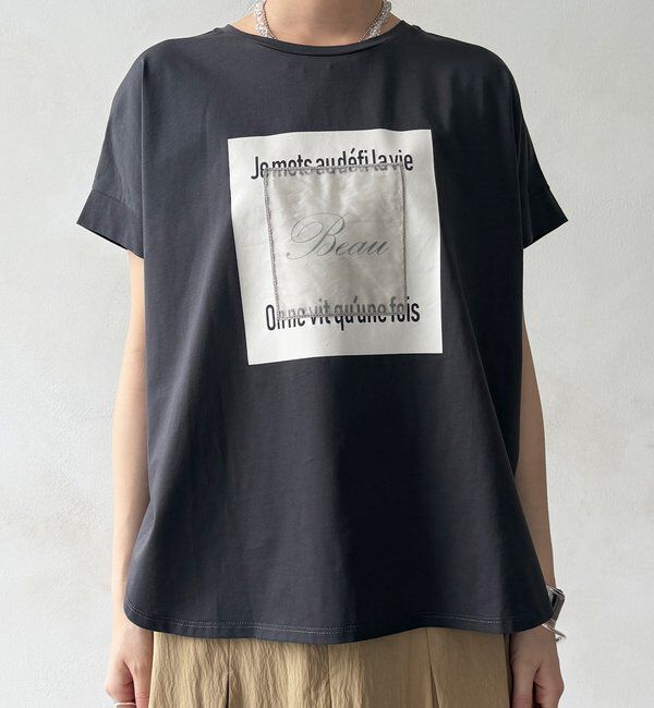  「【WEB限定】BeauオーガンジーロゴTEE」|Tシャツ・カットソー|