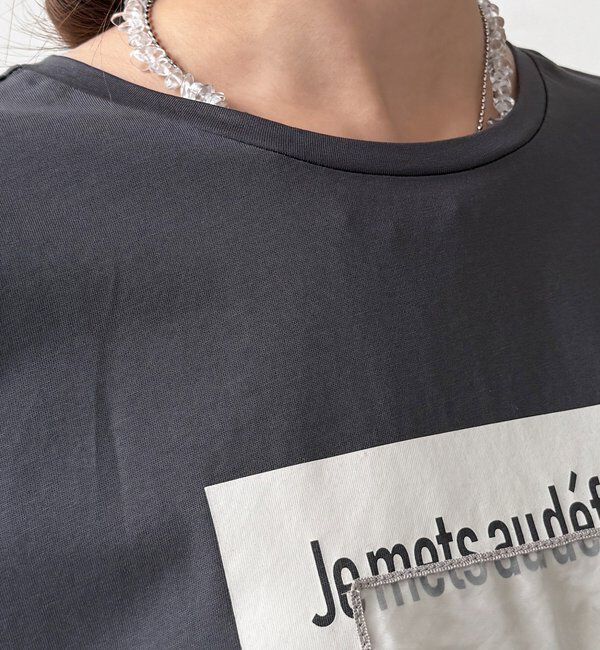  「【WEB限定】BeauオーガンジーロゴTEE」|Tシャツ・カットソー|