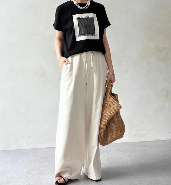  「【WEB限定】BeauオーガンジーロゴTEE」|Tシャツ・カットソー|