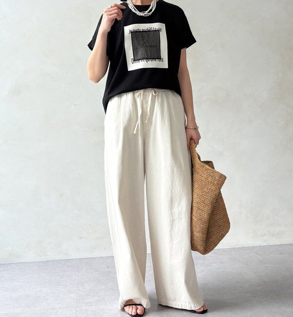  「【WEB限定】BeauオーガンジーロゴTEE」|Tシャツ・カットソー|