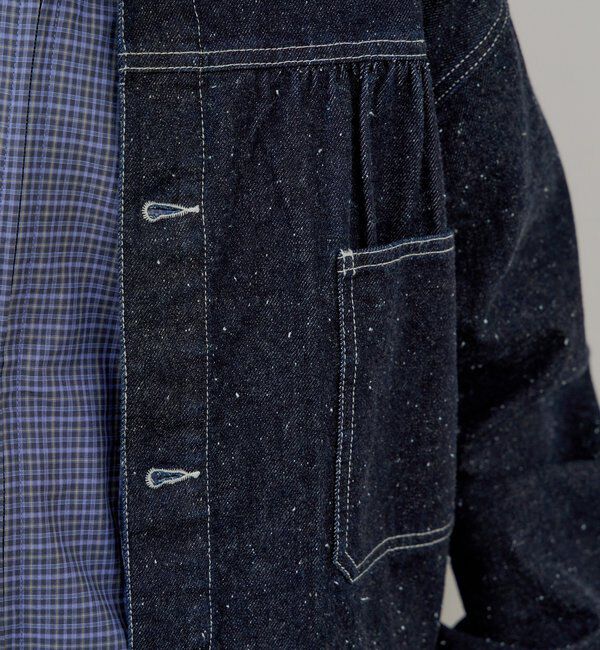  「【WHIMSIC】ネップデニムワークジャケット」|デニムジャケット|