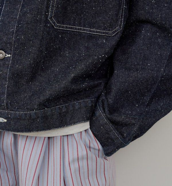  「【WHIMSIC】ネップデニムワークジャケット」|デニムジャケット|