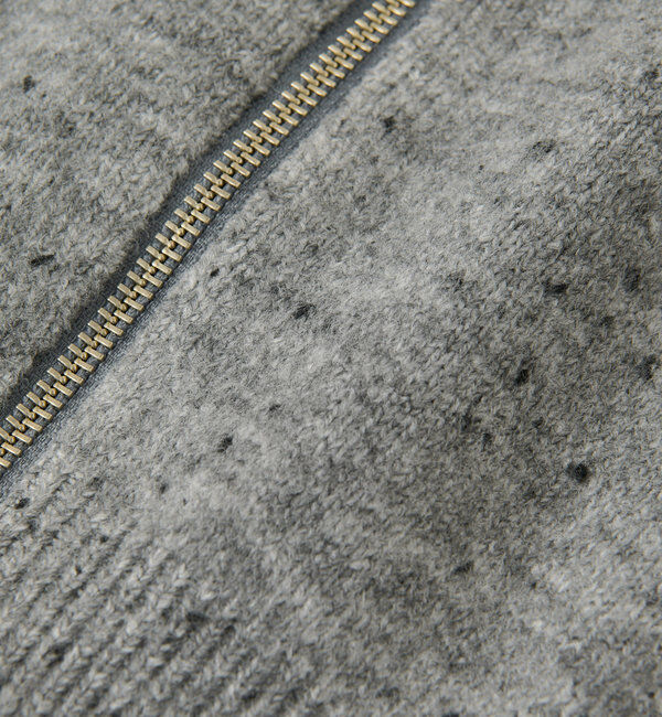  「【カーディガンとしても着れる】ショートZIPニット」|ニット・セーター|