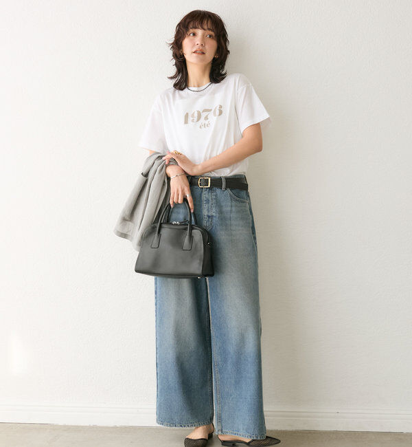  「【キレイめにもカジュアルにも】レザーボストン」|トートバッグ|