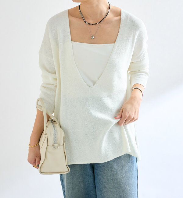  「【R.good(アールドットグッド)】エッグモチーフスライドネックレス」|リング|