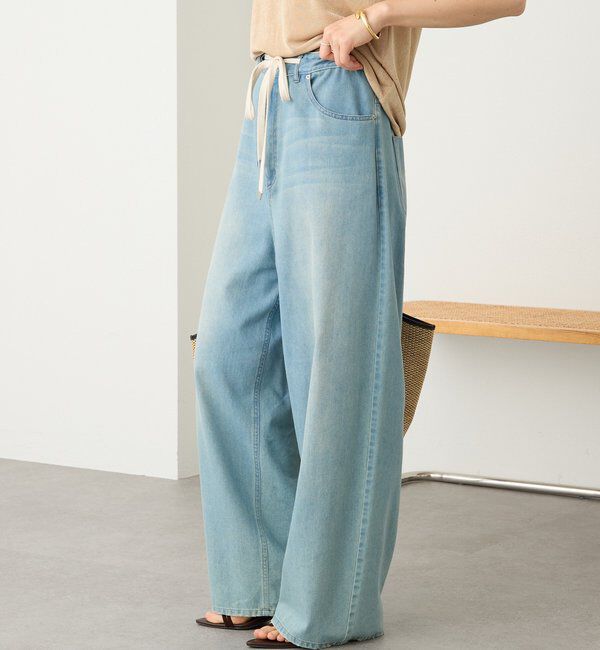  「【柔らかな履き心地】ドロストルーズデニム」|デニム|